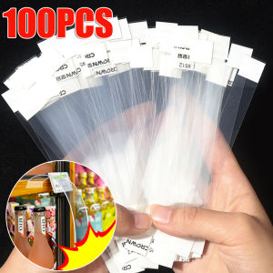100Pcs Merchandise Sign Sticker Supermarket Promotion Advertising Price Labels Signs Adhesive Strip