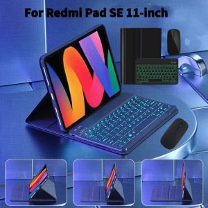 Case For Xiaomi Redmi Pad SE 11 Inch Bluetooth keyboard cover Redmi Pad SE 11inch