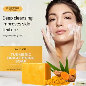 Turmeric SoapLemon SoapTreacle SoapGinger Handmade Cold Made SoapBath & Wash Soap姜黄曲酸去黑手工皂