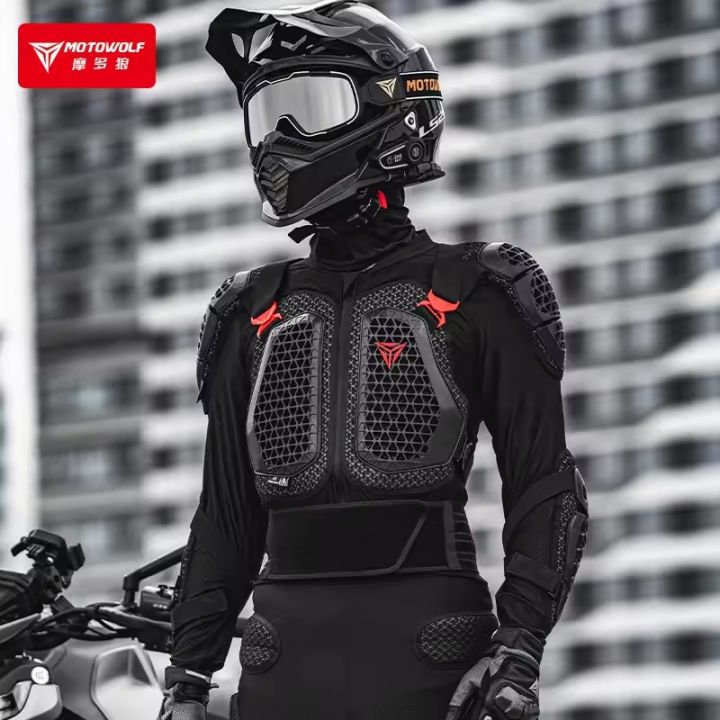 Motowolf Áo khoác nguyên người lái xe máy áo khoác Jacket và quần áo ...