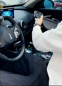 ถาดอาหารในรถ ที่วางอาหารในรถยนต์ ใช้งานได้ทั้ง 2 ด้าน โต๊ะกินข้าวในรถ ถาดวางของยึดกับพวงมาลัย