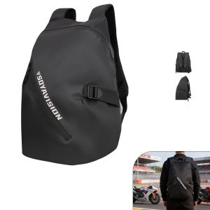 Motorcycle Rider Backpack Outdoor Riding Large Capacity Helmet Bag Leisure Backpack Anti Splashing Reflective Backpack