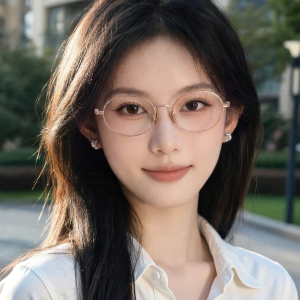 Molsion | Egg-shaped Nerdy Frames Prescription Eyeglass Frame