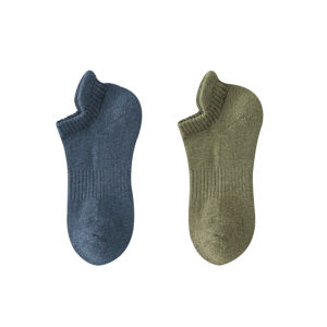 ถุงเท้ากีฬา แฟชั่นลำลอง สีพื้น ถุงเท้าข้อสั้น ระบายอากาศได้ดี ป้องกันกลิ่นและต้านเชื้อแบคทีเรีย