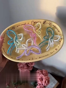 LD-C1412 Jedai Kupu Kupu Aesthetic Jepitan Rambut Hiasan Kepala Fashion Korea / Hair Claw Jepit