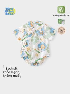 TONGLIANCHUXIN | Bodysuit Bé Mùa Hè Chất Liệu Sợi Tre Nhẹ