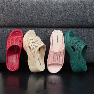 Hi.Mars Fashion New Womens Anti-Slip Platform Sole Peep Toe Wedge Heel Sandals