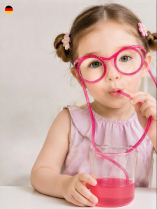 Eye Drink Straw Food Grade For Children and Adults