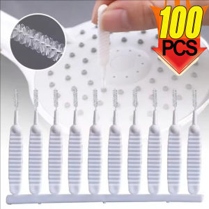 100/200pcs Bathroom Shower Head Cleaning Brush / Mobile Phone Speaker Charging Port Cleaner / Anti Clogging Nylon Brushes / for Home Supplies Keyboard