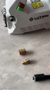 Coupler nepel angin adaptor M22 1/4 Male M14X1.5 Female Male Sepasang selang tekanan tinggi quick release