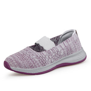 FOKU Sepatu Wanita Santai Sepatu Slip On Wanita Terbaru Sepatu Sneakers Wanita