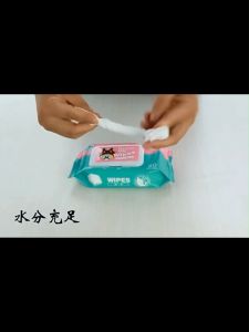FinDee ทิชชู่เปียกทำความสะอาด 80 แผ่น Baby hand and mouth wipes