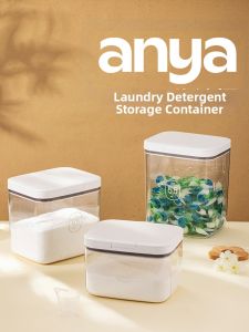 anya | Moisture-proof Sealed Storage Container for Laundry Detergent Dishwashing Pods Fragrance Beads