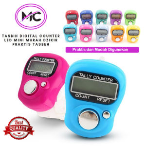 Tasbih Digital LED Per 2 PCS Alat Hitung Tasbeh Digital Mini Led Tally Tasbeh Counter Elektronik Perlengkapan Zikir Praktis Murah