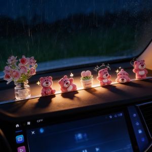 Creative Strawberry Bear Dashboard Ornament