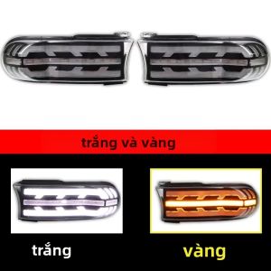 ROMADA | Bộ 2 Đèn LED Chạy Ban Ngày Cho Xe Toyota FJ Tàu Tuần Dương 2007-2022 Màu Vàng Nhan Đèn Báo Ốp Lưng DRL Đèn IP67 Chống Thấm Nước 3000LM
