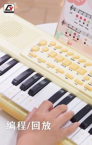 37-Key Multifunctional Electronic Piano Keyboard for Children with Microphone Toys for Kids - Mainan Muzik Budak Perempuan Lelaki - 37键多功能电子琴钢琴儿童玩具带话筒可弹奏初学音乐器