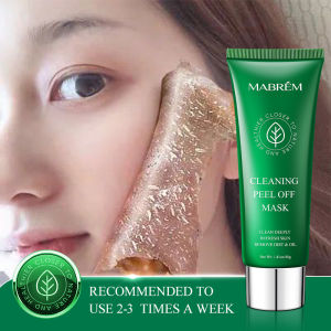 MABREM Tear Pull Remove Blackhead Facial Mask Shrink Pore Cream Oil control Improve Rough Skin Acne Blackhead Remover Facial Mask Face Whitening