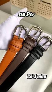 Thắt lưng nam bản nhỏ Ulzzang phong cách Hàn Quốc bản 2.8cm TL138 (Hỗ trợ bấm cắt dây nịt) - Thắt Lưng Giá Tốt