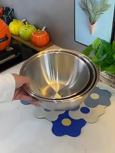 Stainless Steel Mixing Bowl For Baking Bowl Salad Bowl Cooking Basin Kitchen Cooking Tools