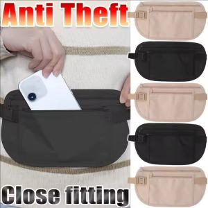 Invisible Travel Waist Packs Pouch Large Capacity Double Layer Waist Bag Security Useful Travel Bags Anti-Theft Teenagers Sport Chest Bag