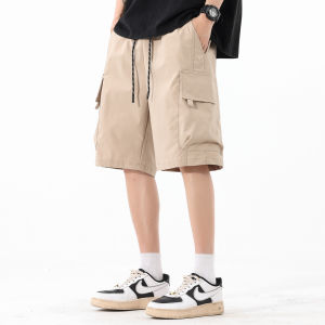 Wood soon | Vintage Street American Casual Loose Straight Fit Five Pocket Shorts