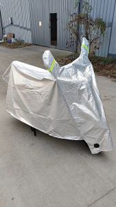 Aluminum Film Tricycle Cover Tricycle Rainproof Cover Tricycle Dustproof Cover With Reflective Strip
