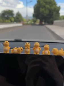 6 Pcs/set Little Dragon Car Center Console Decoration Car interior Ornaments Cartoon Decor Doll