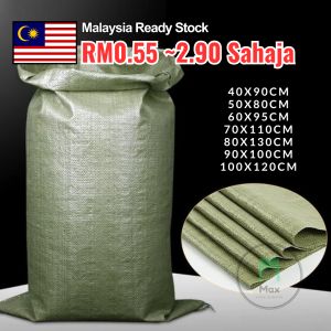 New PP Woven Guni Bag Storage Bag Courier Bag Plastic Karung Beg Sand Bag Multiple Size