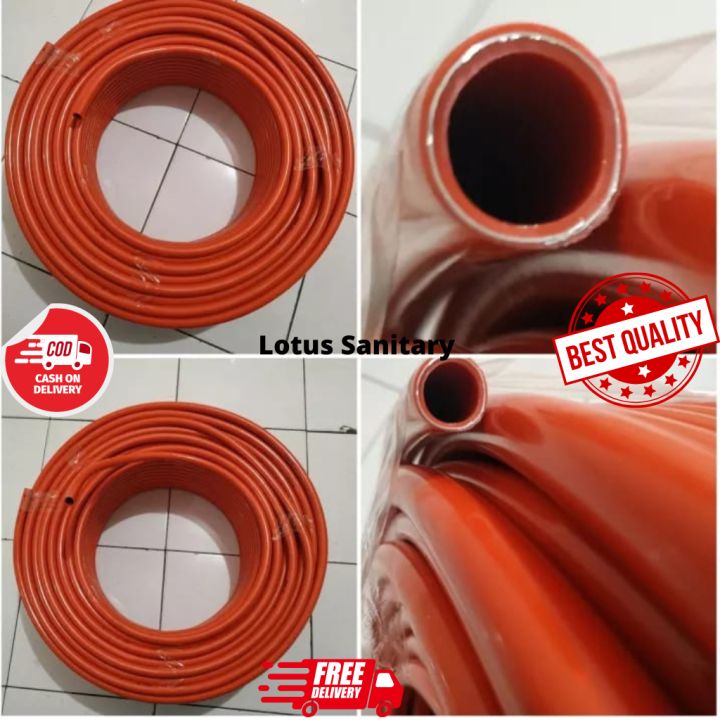 pipa air panas selang instalasi water heater ukuran 1/2\