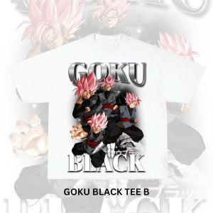 Bandai | Dragon Ball Super Mens and Womens T-shirt Goku Black Anime Tee Summer and Spring Boys Short Sleeves Punk Parent-child Outfits