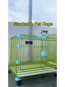 PET CAGE CAT DOG CAGE APPLE GREEN ANIMAL CAGE