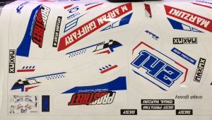 Decal klx 150 full body - Dekal klx150 motif racing