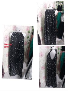 Dress long polka