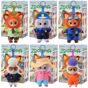 MINISO Disney Zootopia Blind Box Búp Bê Bất Ngờ - Nick Judy Bellwether Nhân Vật Hoạt Hình Dành Cho Bé Gái Mặt Dây Chuyền Ba Lô Đồ Trang Trí Quà Tặng