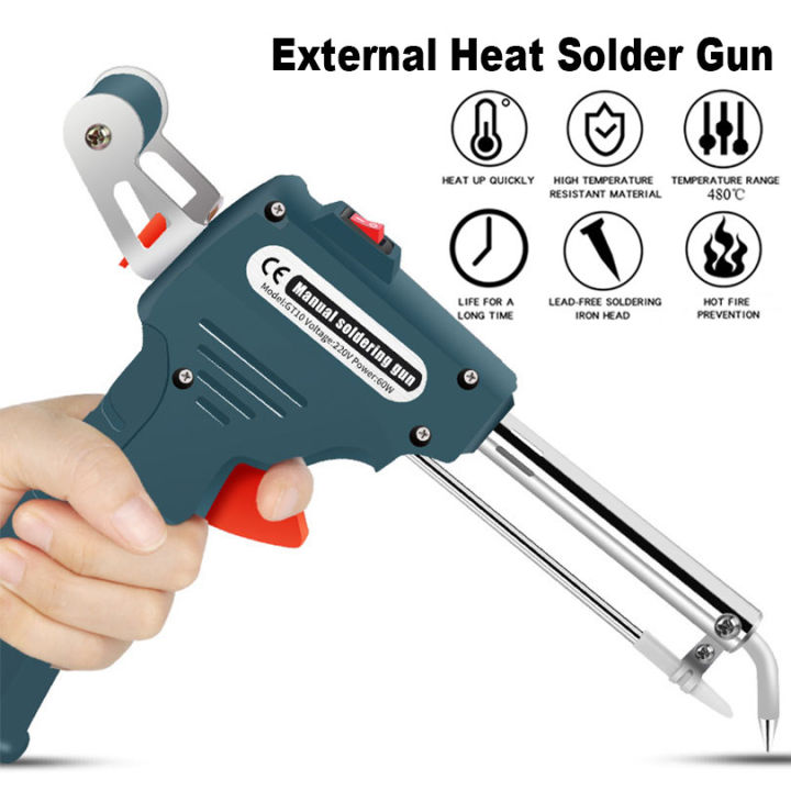 🔝 Original 【24 hours delivery】60W Electric Handheld Soldering Iron Gun ...