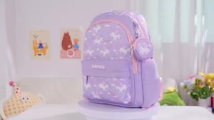 SUN EIGHT | Nylon Backpack for Girls with Coin Purse Preschool Bag Lightweight School Bag for Kids Age 2-6