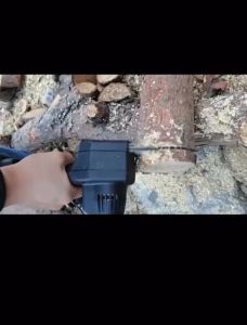 Makita เลื่อยไฟฟ้า +2 แบตเตอรี่ลิเธียม เลื่อยไม้ 6inch เลื่อยไฟฟ้าไร้สาย 199V เครื่องมือตัดต้นไม้สำหรับสวน เครื่องตัด Saws Chainsaws