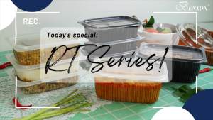 Benxon RT Series Microwave Safe Plastic Container – Durable Leak-Proof takeaway Food Box (Pack of 50)