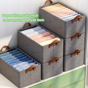 storage box melipat  kotak penyimpanan baju tahan air box baju mainan pakaian dalam pakaian box penyimpanan serbaguna