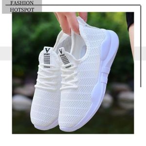 KDAShop ขายดี🌏รองเท้าผ้าใบแฟชั่น รองเท้าผ้าใบแนวสปอร์ต พื้นนิ่ม เดินเล่นหรือวิ่งเพลินๆ อย่ามาพร้อมกับลายตะข่ายสุดนำเทรน คุณมั่นใจในการเดินทางที่สวยงาม!