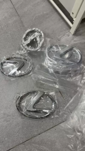 Lexus Toyota Chrome Front Rear Oem Emblem Logo