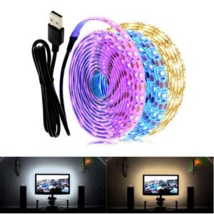 Christmas Light 1/3/5m 2835 5V USB LED Strip Flexible LED Light TV Background Lighting Tape Home Decor