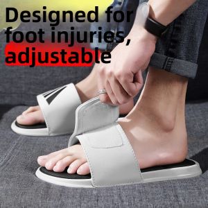 MENGMIAN | Adjustable Swollen Feet Mens Slippers