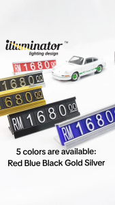 [RM Sign][Ready Stock]Luxury Price Tag display stand frame jewelry label adjustable - Box of 16