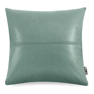 Faux Leather Pillow Accessible Luxury Living Room Imitation Leather Bedside and Sofa Cushion Lumbar Pillow Classy Car Throw Pillowcase without Core