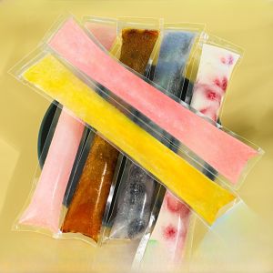 Disposable DIY Crushed Ice Bag Food Grade Ice Cream Mold Self-Sealing Ice Pop Stick Bag Kitchen Cooking Utensils Ice Tray