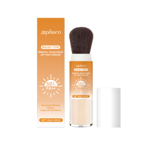 Phấn Phủ Chống Nắng Trong Suốt 8g SPF 50+ Kiềm Dầu Lì Mịn Lâu Trôi Thoáng Khí Trang Điểm Mặt Dạng Bột Dùng Ngoài Trời