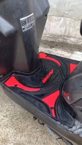 Karpet Motor Honda Beat 2013-2024 Pijakan Kaki Bahan Karet Premium Sporty