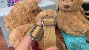 Uk [Original with Blue Dust Bag] Jellycat Barcelona Bear Backpack Plush Toy Bear Messenger Bag Doll Qixi Gift Bag